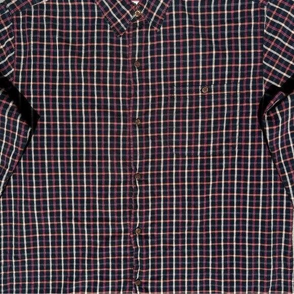 Y2K Square Pattern Plaid Knit Button Down Shirt - Picture 4 of 6